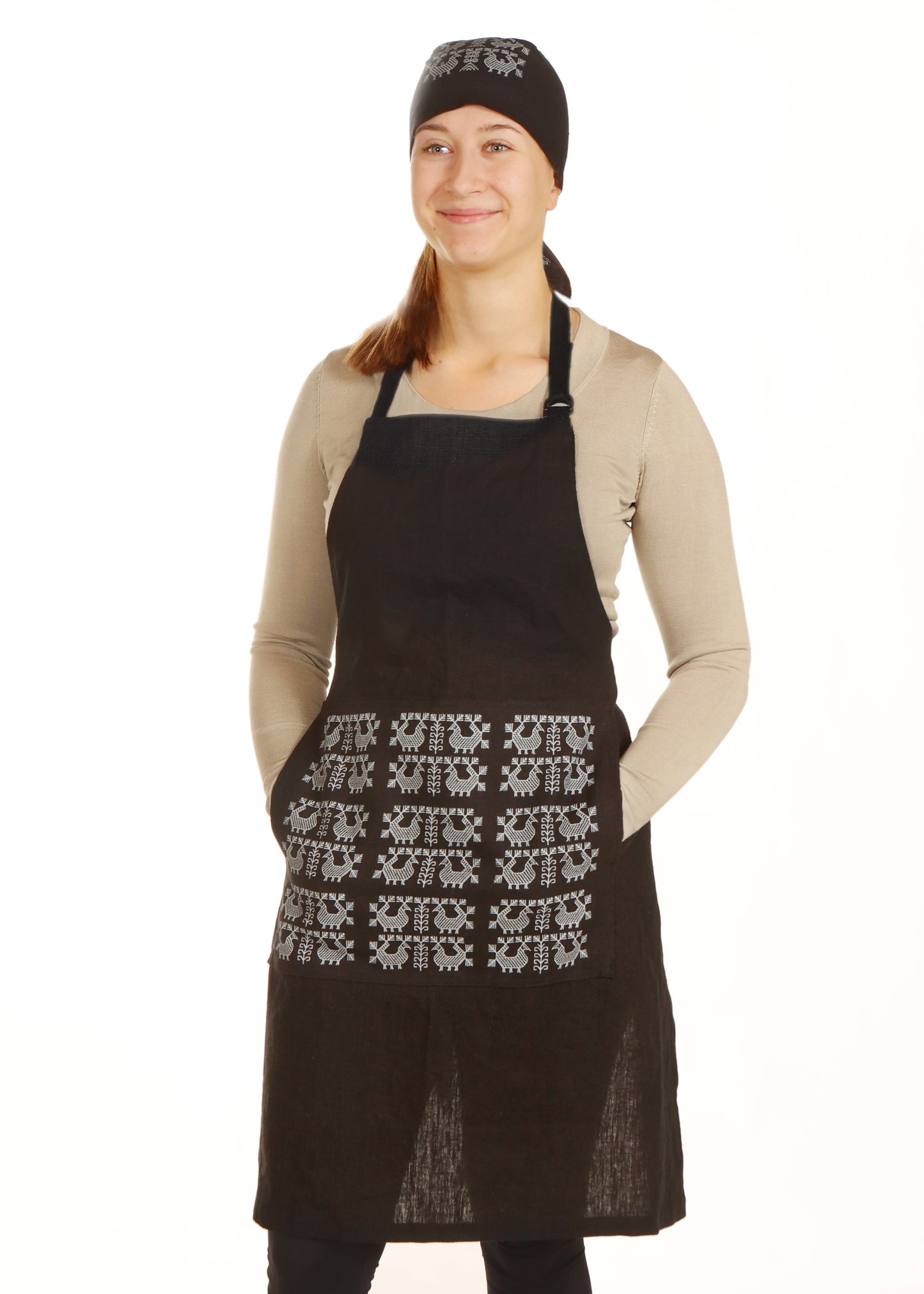 Koita -pellavaessu musta