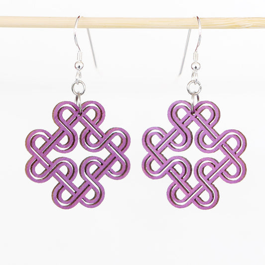 Pune -korvakorut pieni violetti