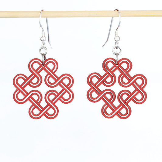 Pune -korvakorut pieni punainen