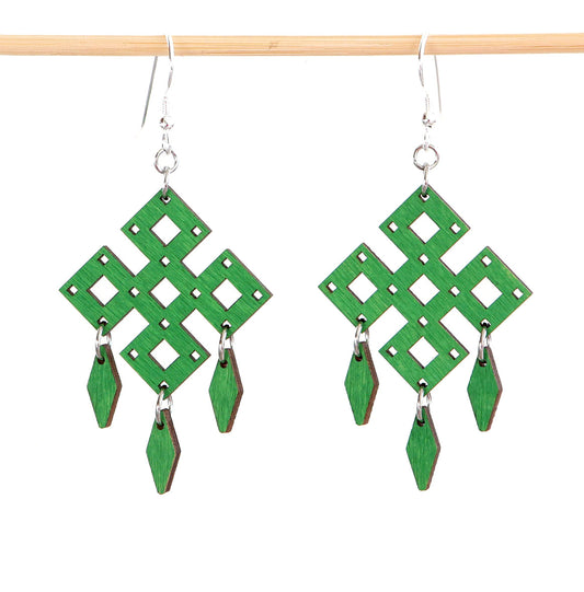 Käpälikkö -korvakorut pieni vihreä